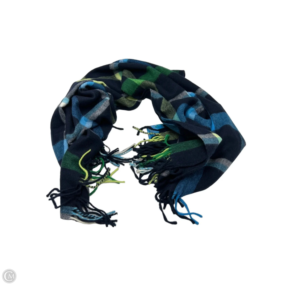 Talbots Long Scarf in Blue & Green