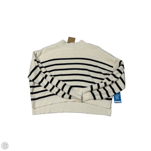 Blu Pepper Sweater in Black & Cream, Size L