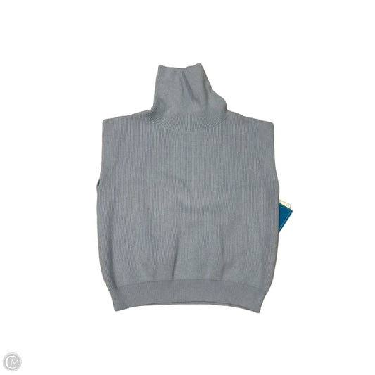 Maeve Short-Sleeve Sweater in Blue, Size XS