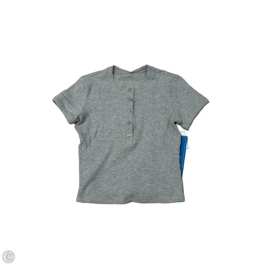 Vuori Short-Sleeve Top in Grey, Size S