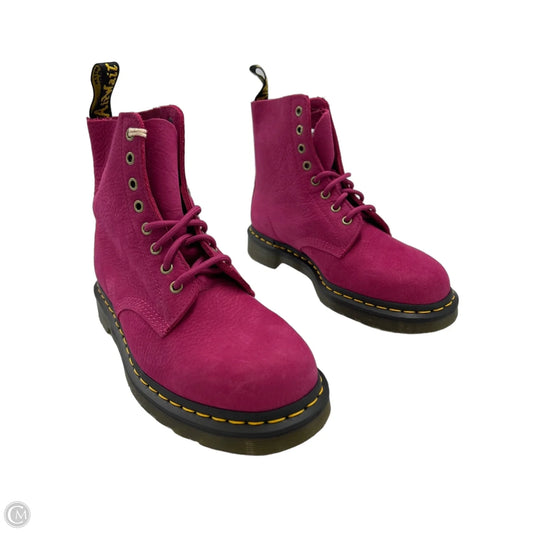 New! Dr. Martens Designer Boots in Pink, Size 10