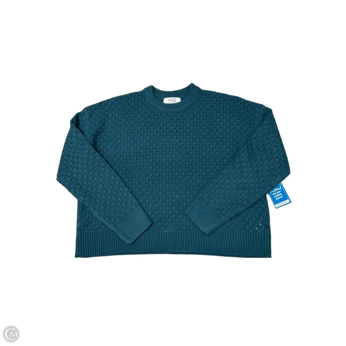 Mod Sweater in Teal, Size S