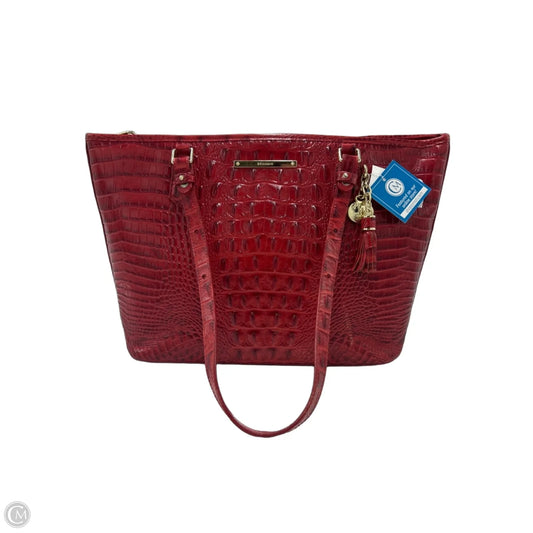 Brahmin Medium Asher Designer Tote in Red