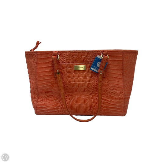 Brahmin Designer Handbag in Orange