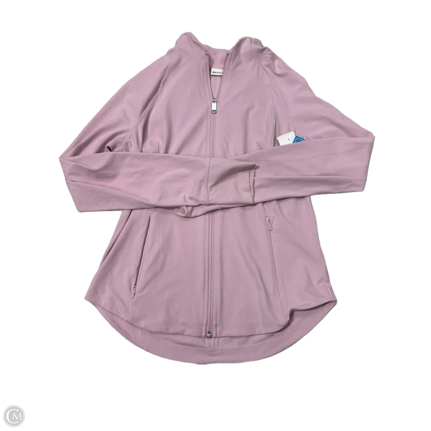 Athletic Jacket By Athleta In Pink, Size: M