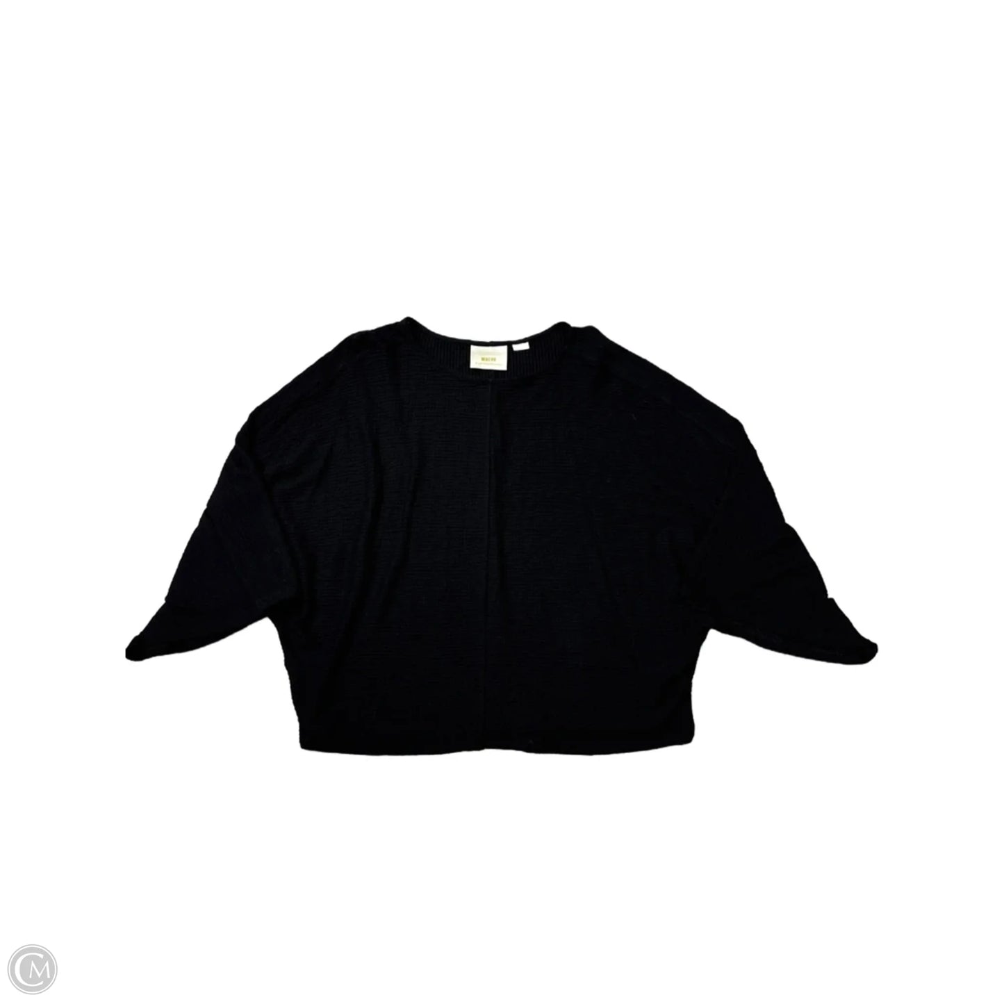 Top Short Sleeve By Maeve In Black, Size: M