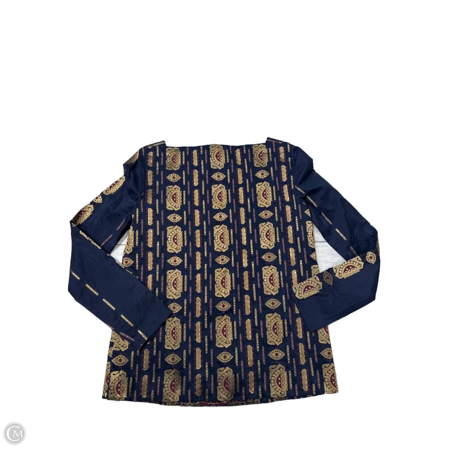 New! Top Long Sleeve Designer By Tory Burch In Navy, Size: 2
