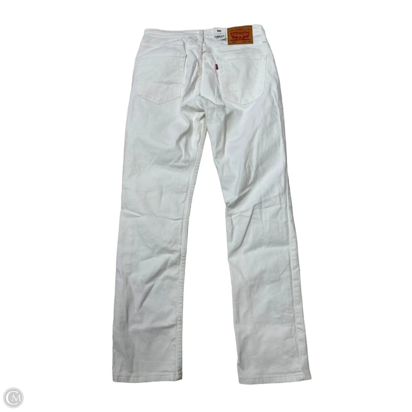 New! 514 Straight By Levis In White, Size: 10