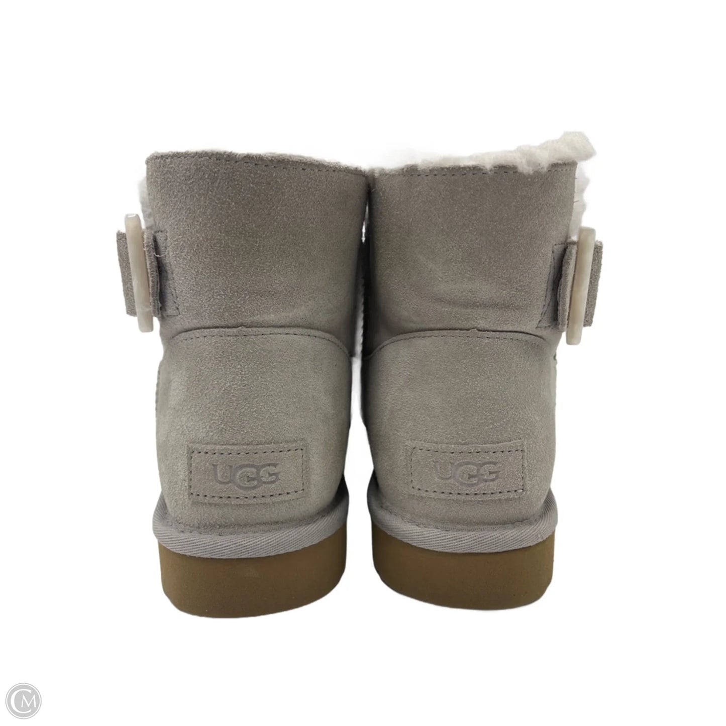 Boots Designer By Ugg In Grey, Size: 8