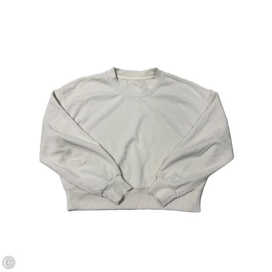 Top Long Sleeve By Lululemon In Cream, Size: 4