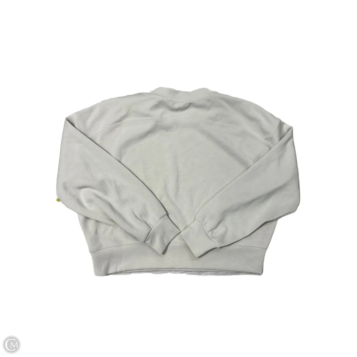 Top Long Sleeve By Lululemon In Cream, Size: 4