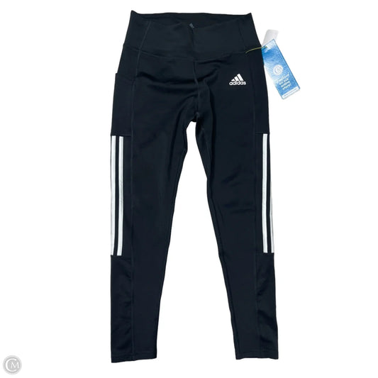 Athletic Leggings By Adidas In Black, Size: M