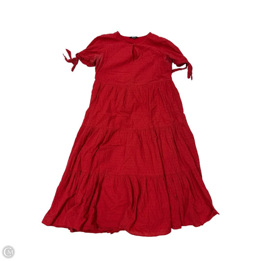 Dress Casual Maxi By Madewell In Red, Size: M