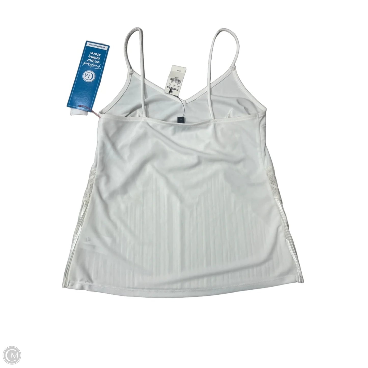 Top Sleeveless By Express In White, Size: Xxs