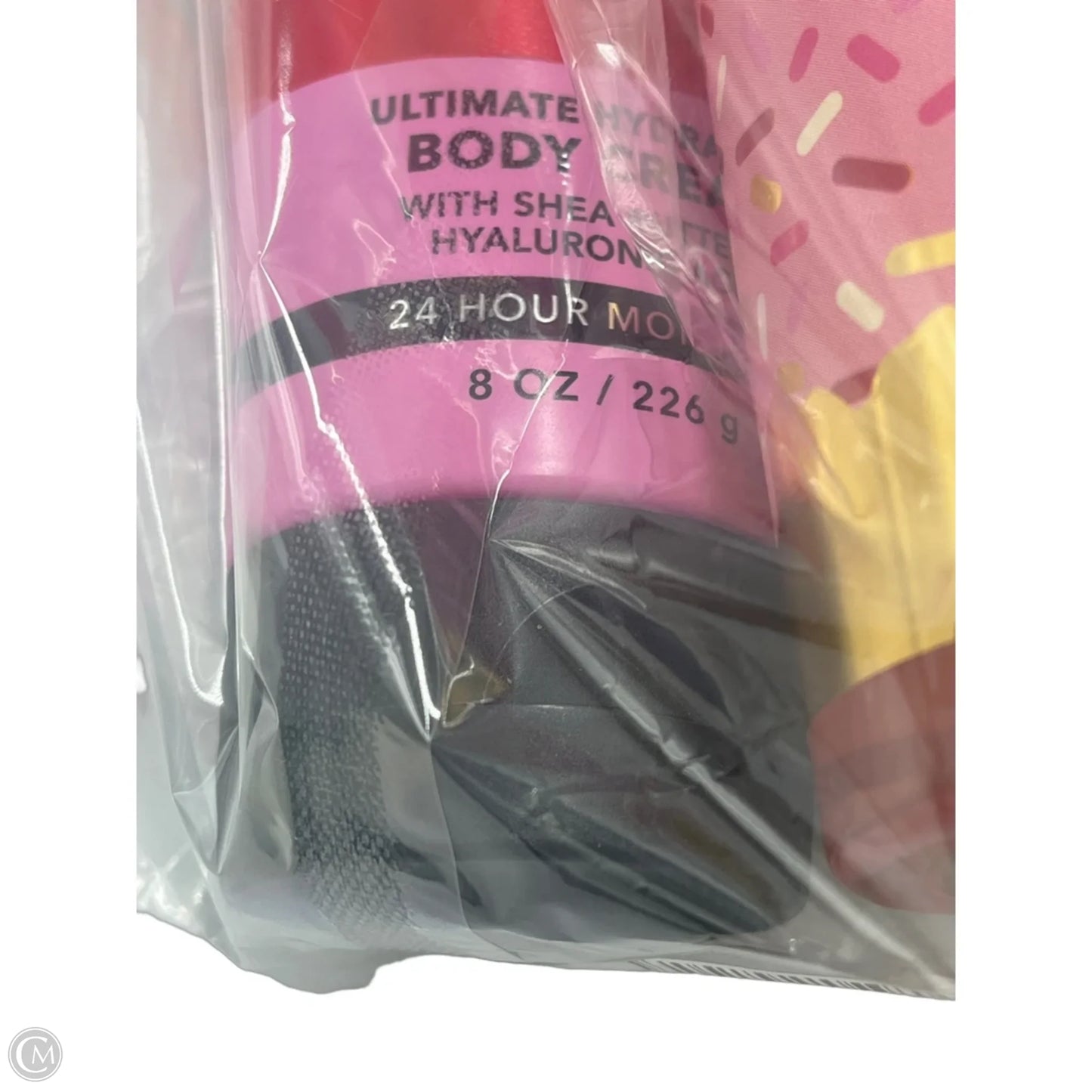 Bath and Body Works Strawberry Pound Cake 3pc. Designer Set