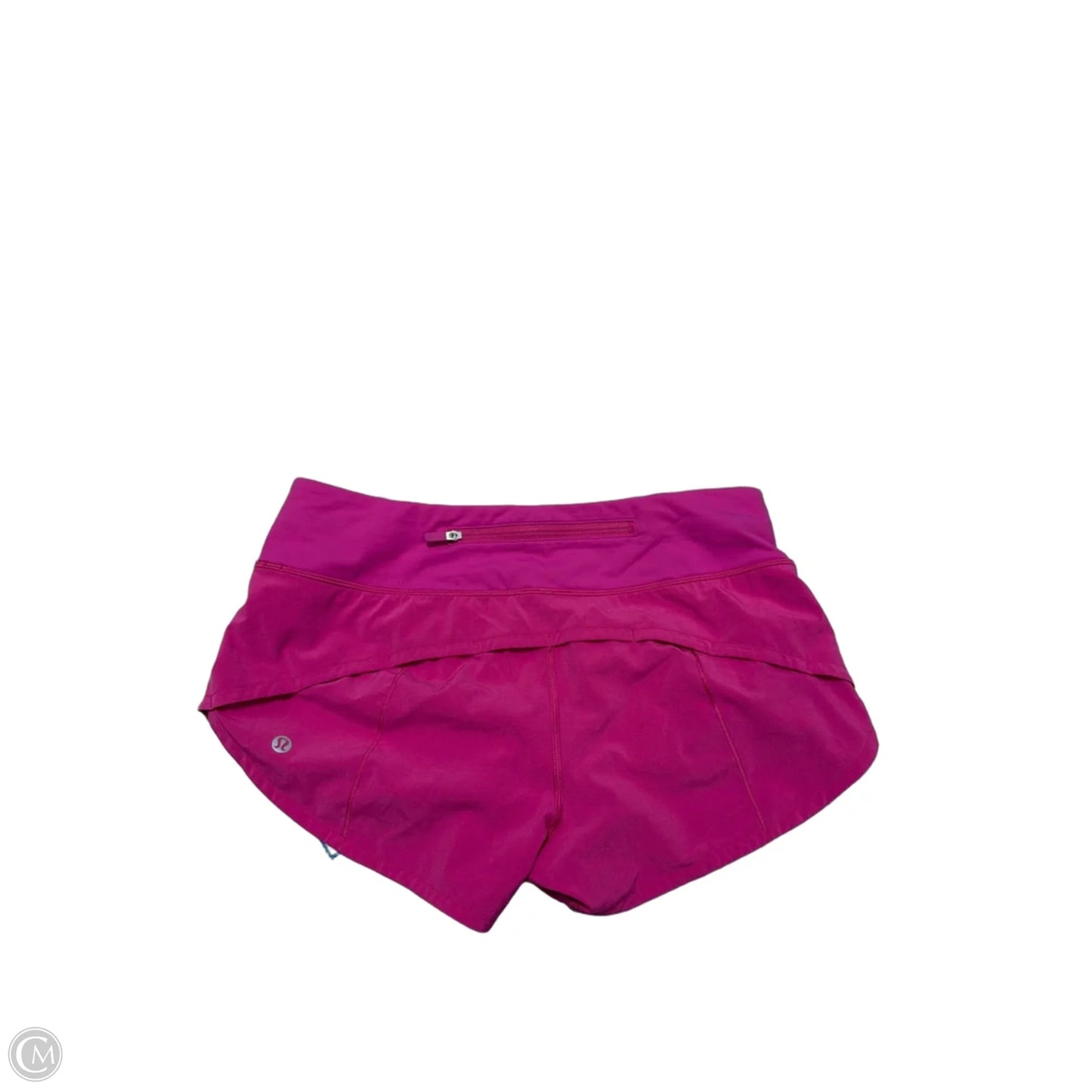 Athletic Shorts By Lululemon In Pink, Size: 4