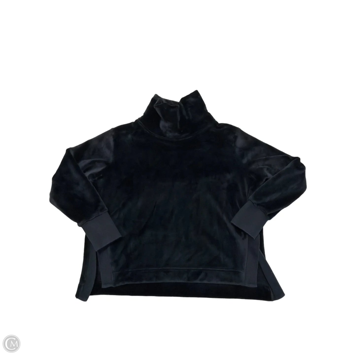 Athletic Sweatshirt Collar By Athleta In Black, Size: L