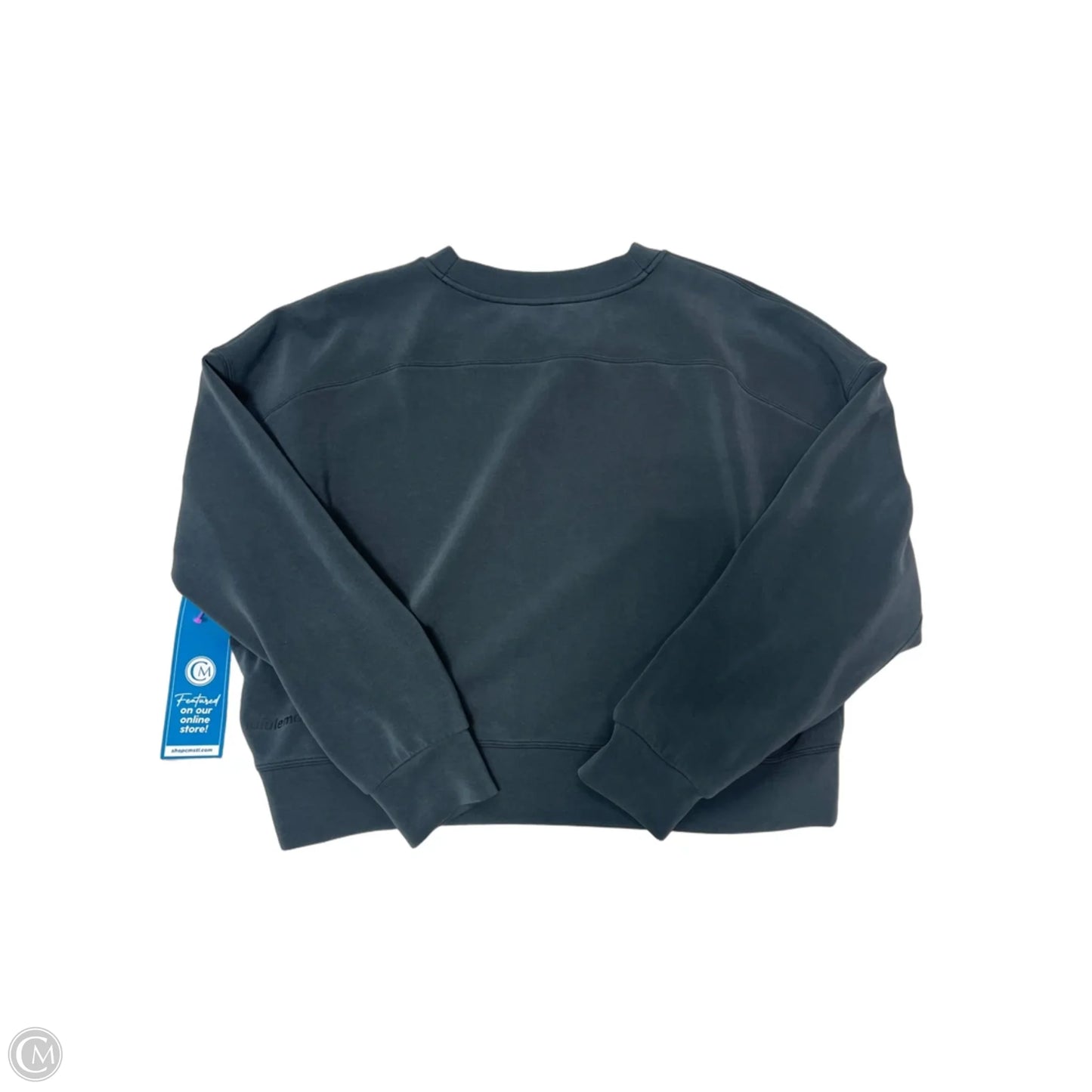 Top Long Sleeve By Lululemon In Grey, Size: 12