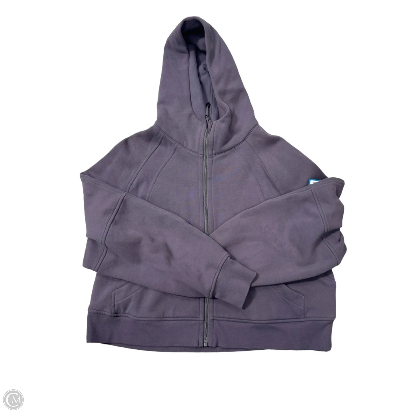 Athletic Jacket By Lululemon In Purple, Size: M