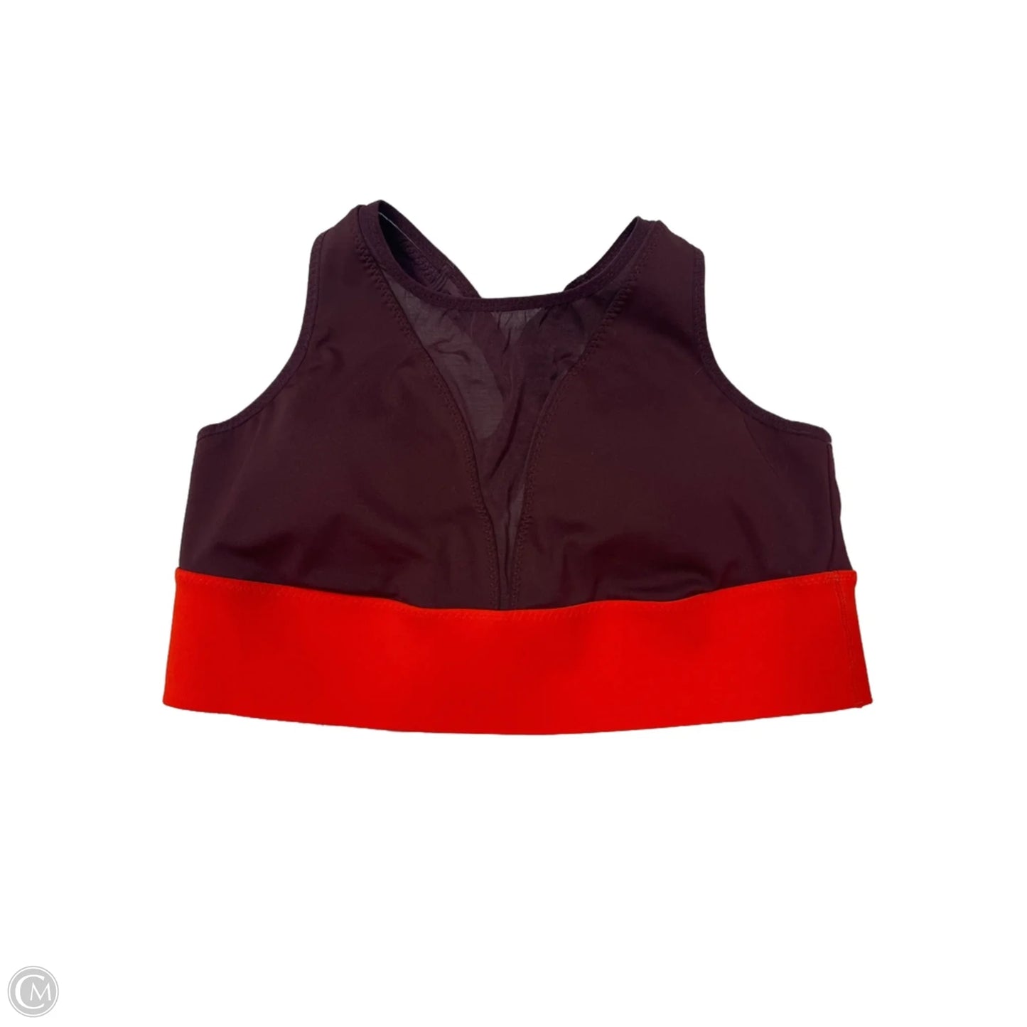 Athletic Bra By Athleta In Maroon, Size: Xl