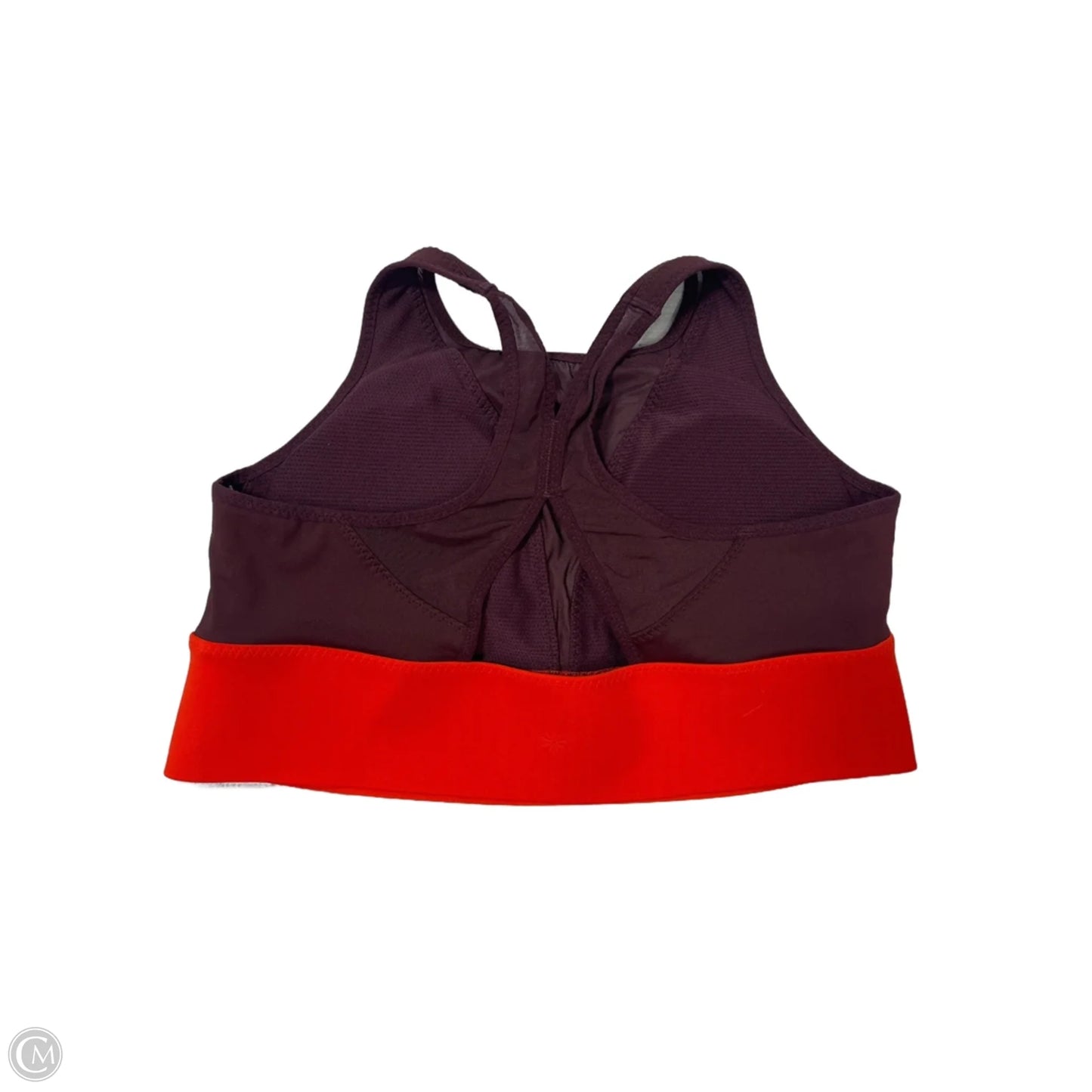 Athletic Bra By Athleta In Maroon, Size: Xl