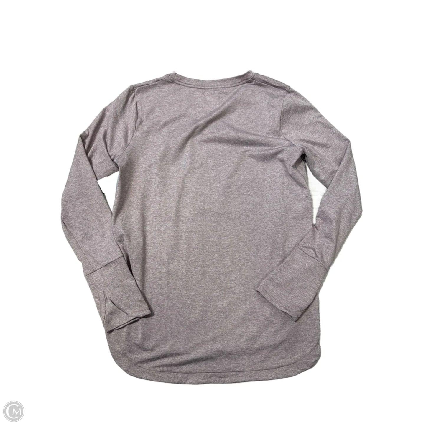 Athletic Top Long Sleeve Collar By Athleta In Purple, Size: L