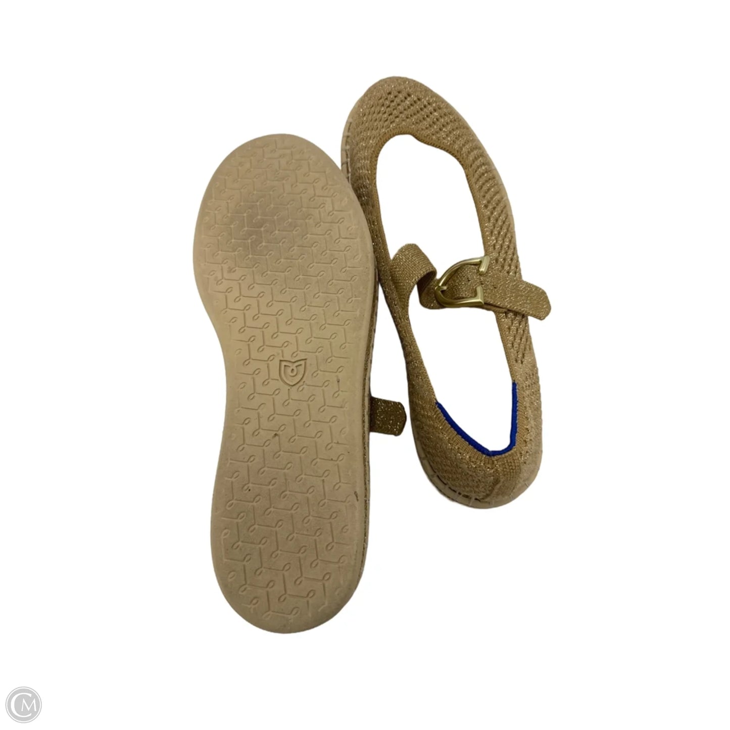 Shoes Designer By Rothys In Gold, Size: 8