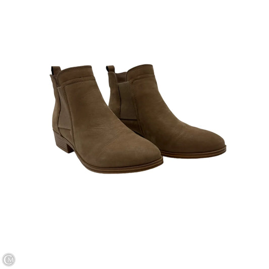 Boots Ankle Flats By Mia In Brown, Size: 8.5