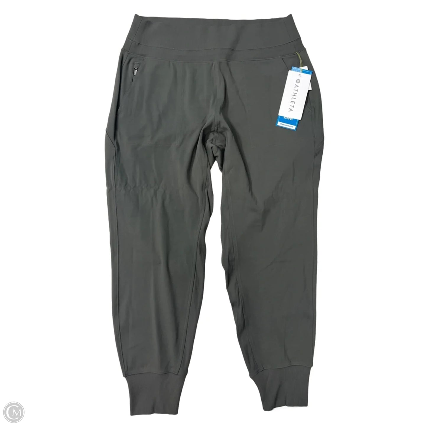 Athletic Pants By Athleta In Grey, Size: L