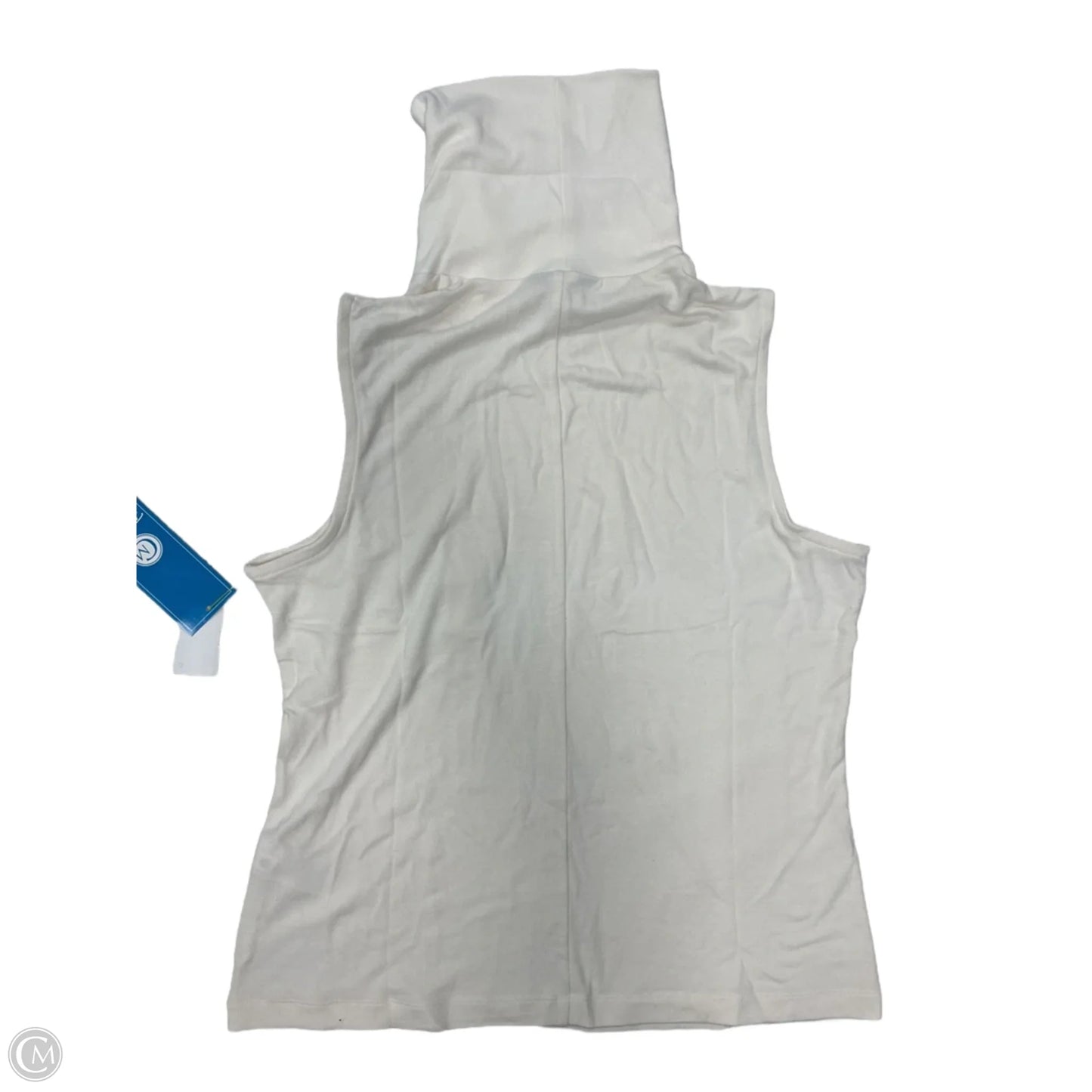 Top Sleeveless By Banana Republic In Cream, Size: Xl