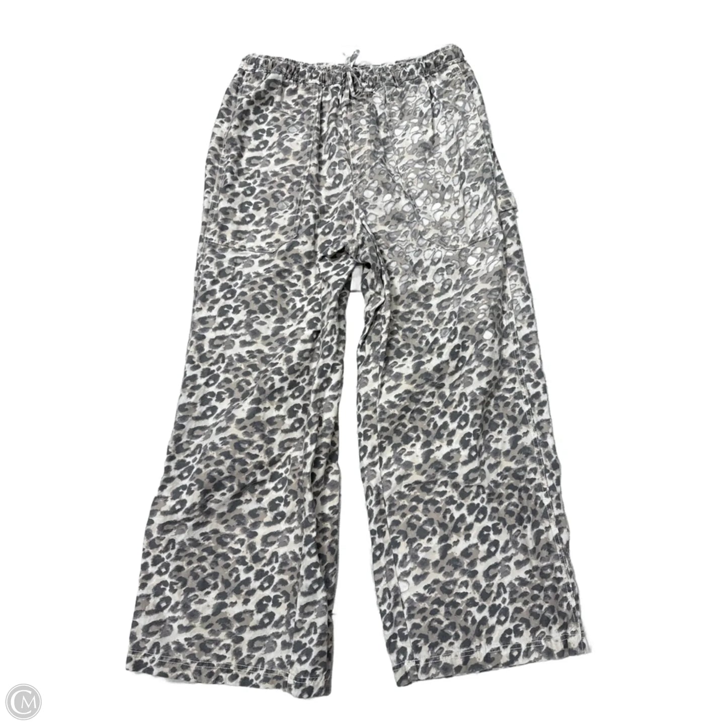 Pants Wide Leg By Aerie In Animal Print, Size: L