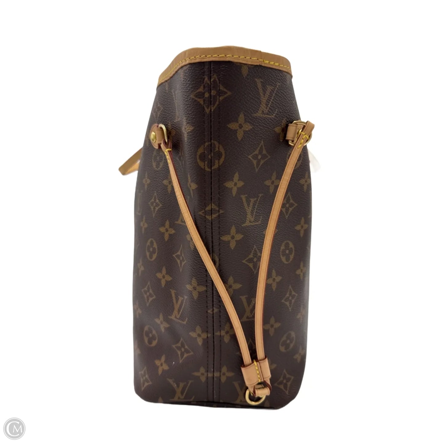 Louis Vuitton Designer Neverfull MM Handbag w/ Pouchette