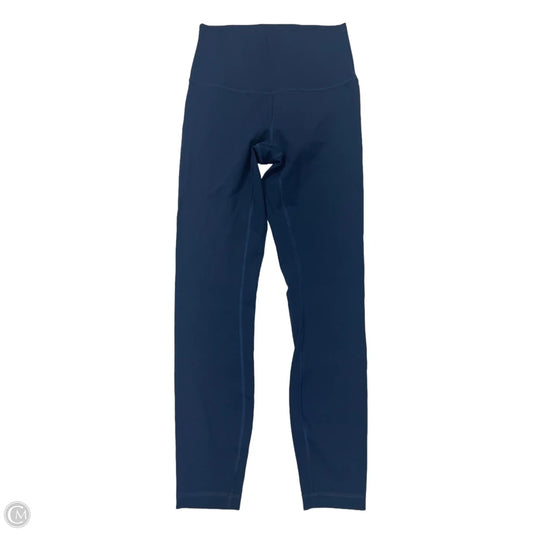Athletic Leggings By Lululemon In Navy, Size: 4