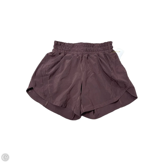 Athletic Shorts By Lululemon In Mauve, Size: 4