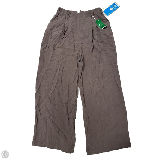 Pants Wide Leg By Halara In Brown, Size: M