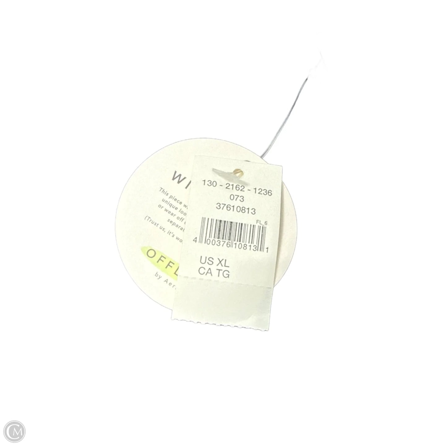 Athletic Top Long Sleeve Collar By Offline By Aerie In Black, Size: Xl