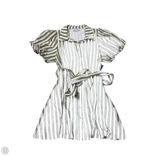 Dress Casual Short By En Saison In Striped Pattern, Size: L