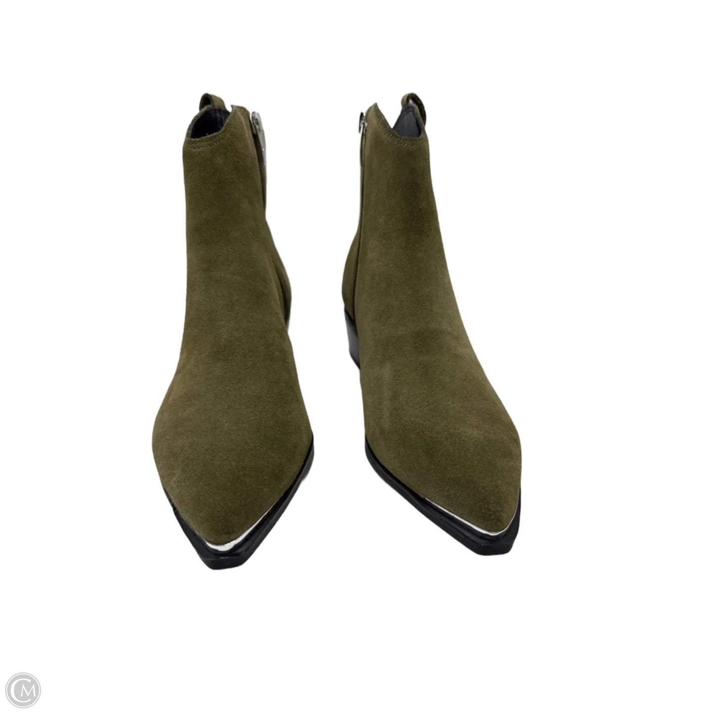 Boots Ankle Heels By Marc Fisher In Green, Size: 6