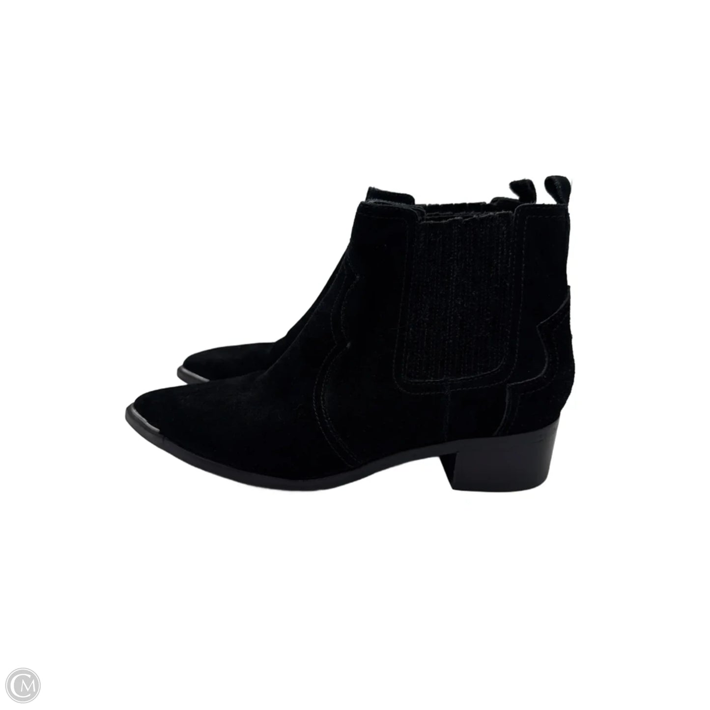 Boots Ankle Heels By Marc Fisher In Black, Size: 6.5