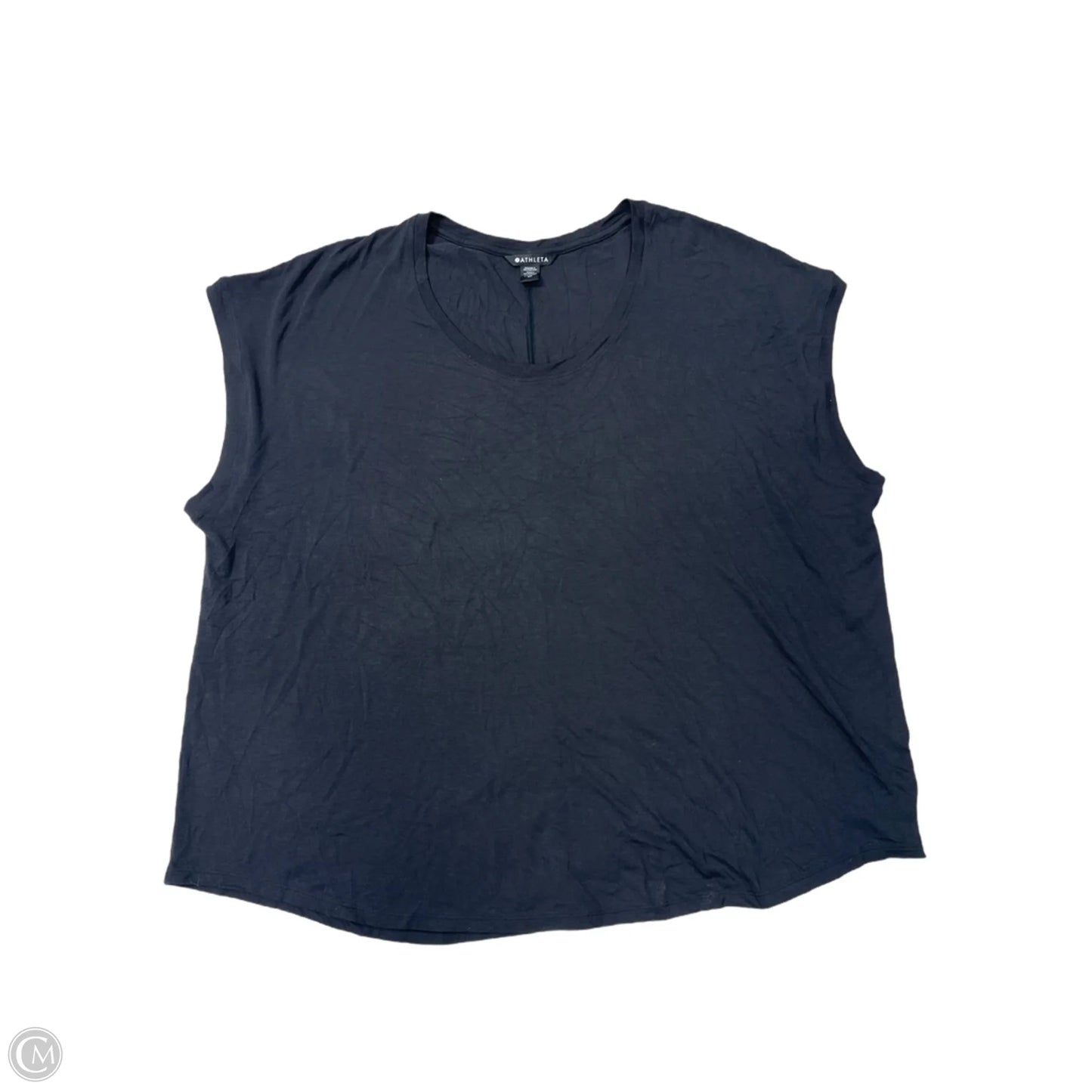 New! Athletic Top Short Sleeve By Athleta In Black, Size: 3x