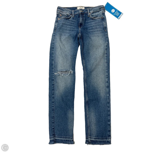 Jeans Straight By We The Free In Blue Denim, Size: 4