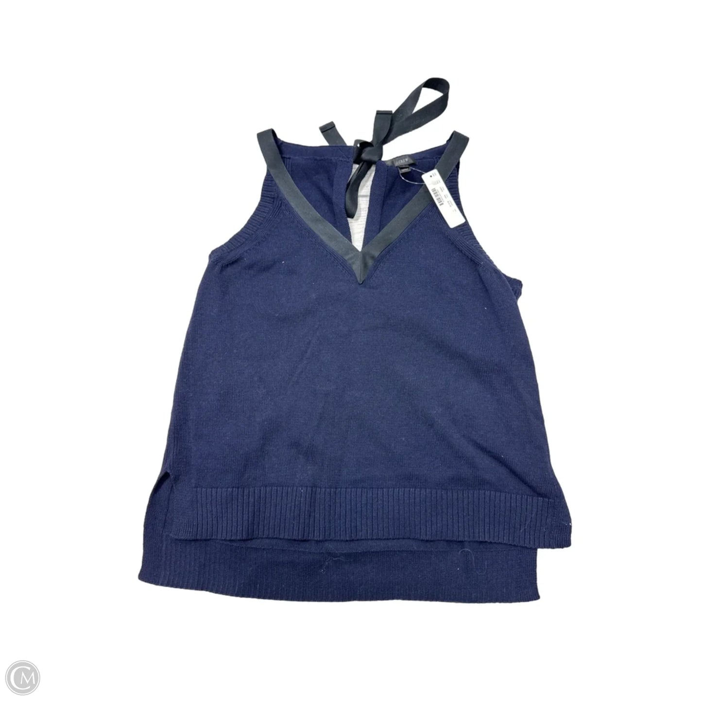 New! Top Sleeveless By J. Crew In Navy, Size: L