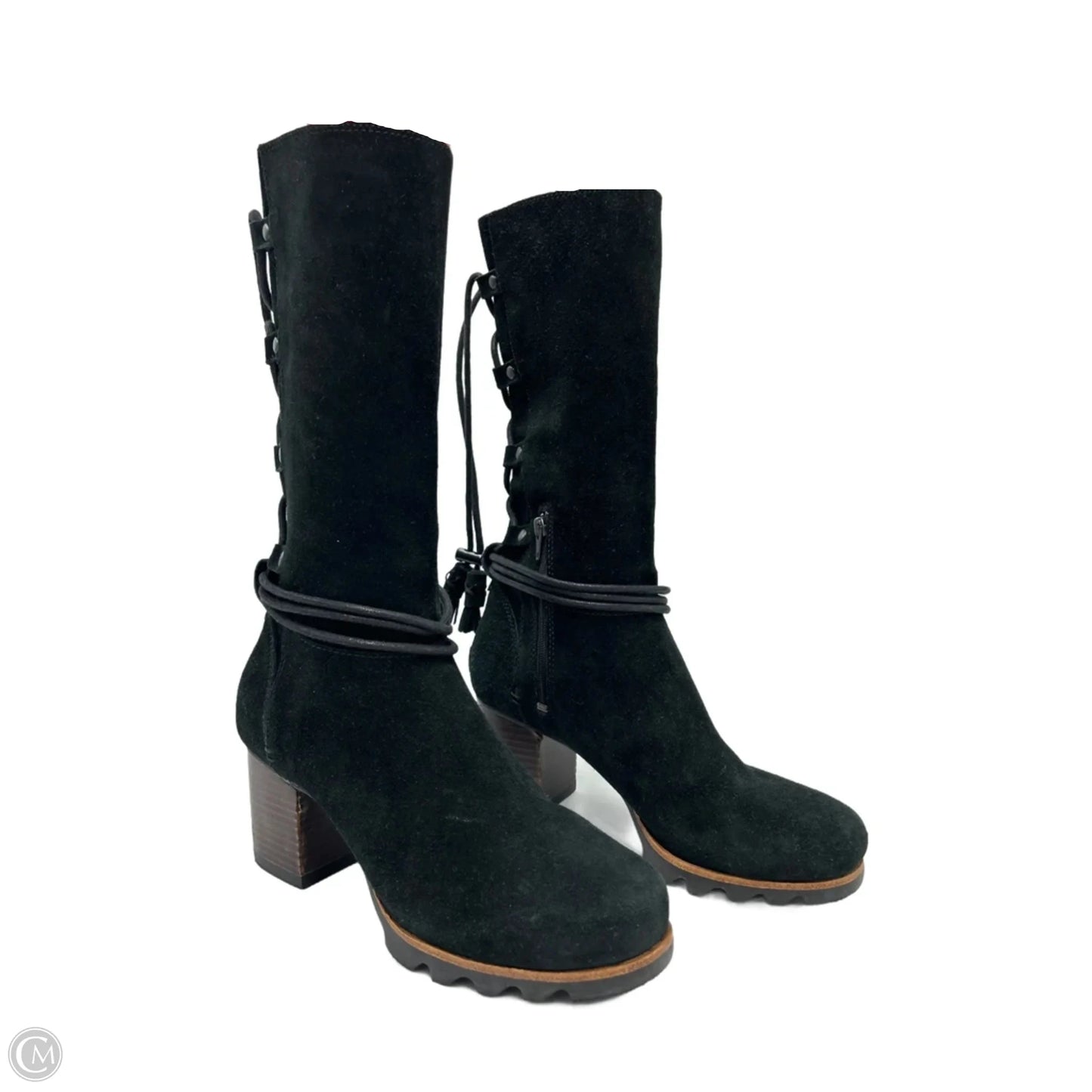 Boots Ankle Heels By Sorel In Black, Size: 7