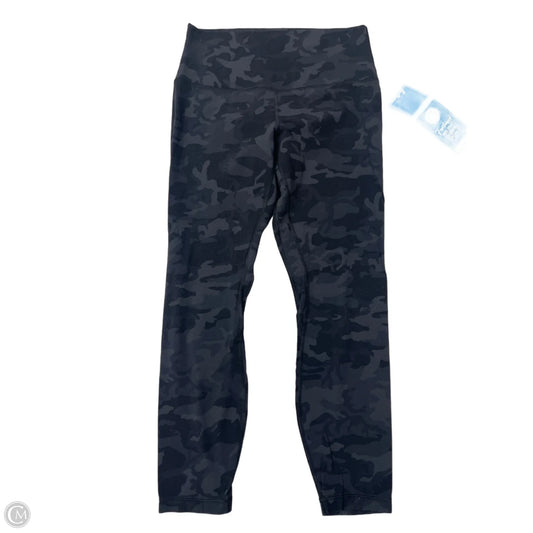 Athletic Leggings By Lululemon In Camouflage Print, Size: 8