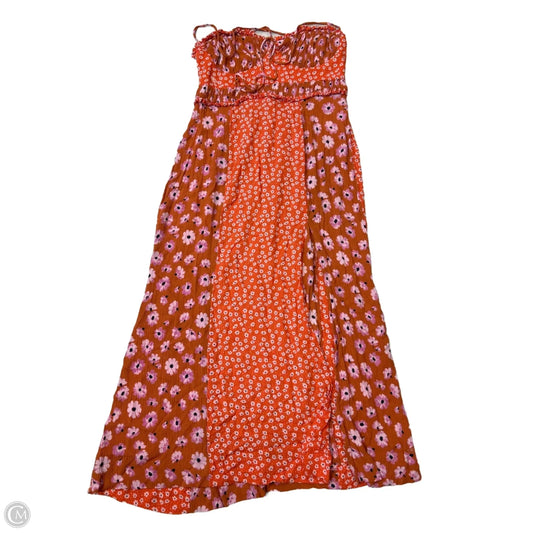 Dress Casual Maxi By Free People In Orange, Size: M