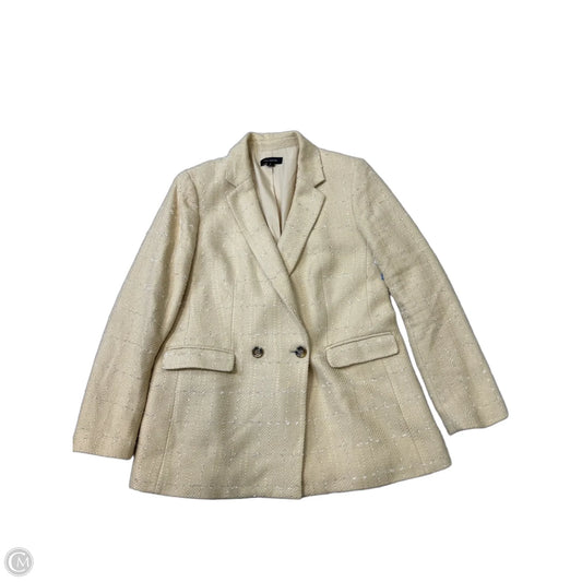 Blazer By Ann Taylor In Cream, Size: 10