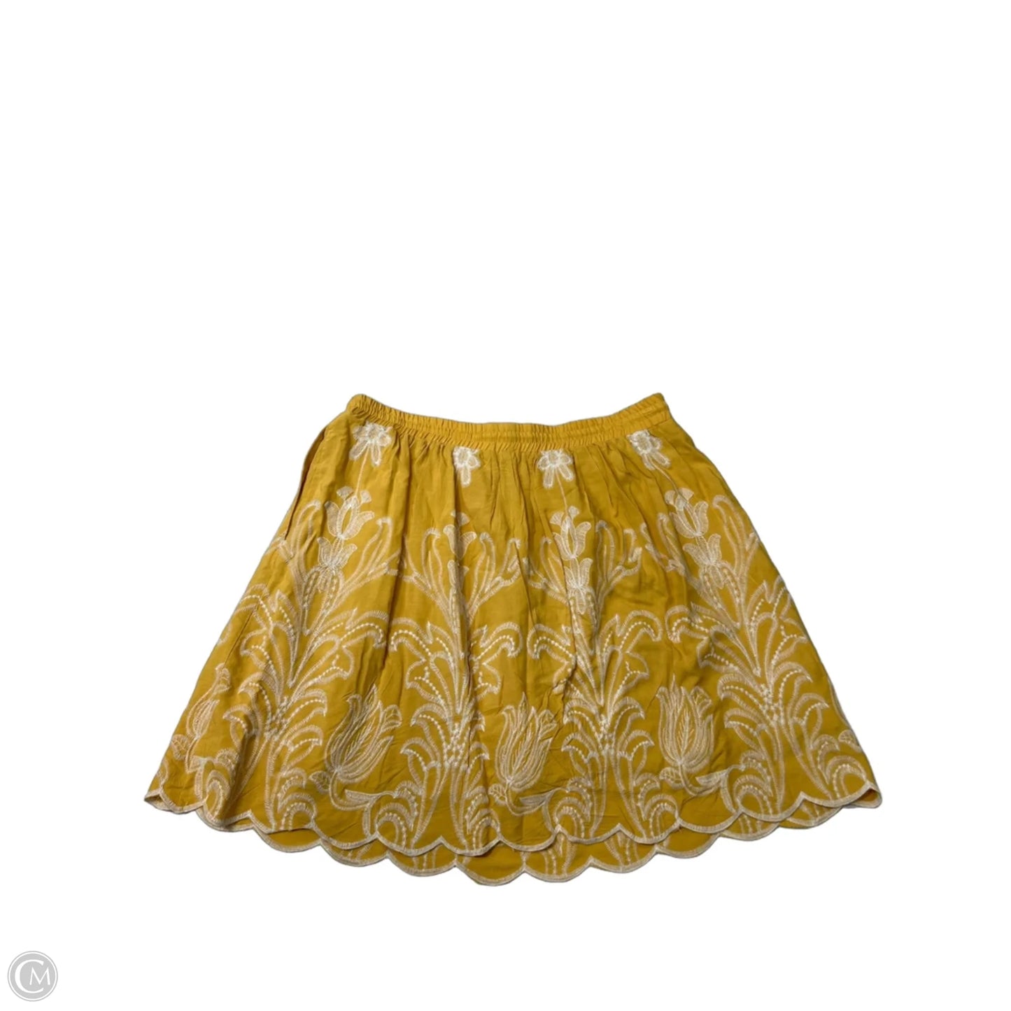 Skirt Midi By Soft Surroundings In Yellow, Size: M