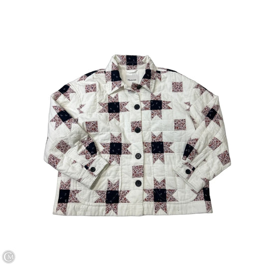 New! Jacket Puffer & Quilted By Madewell In White, Size: L