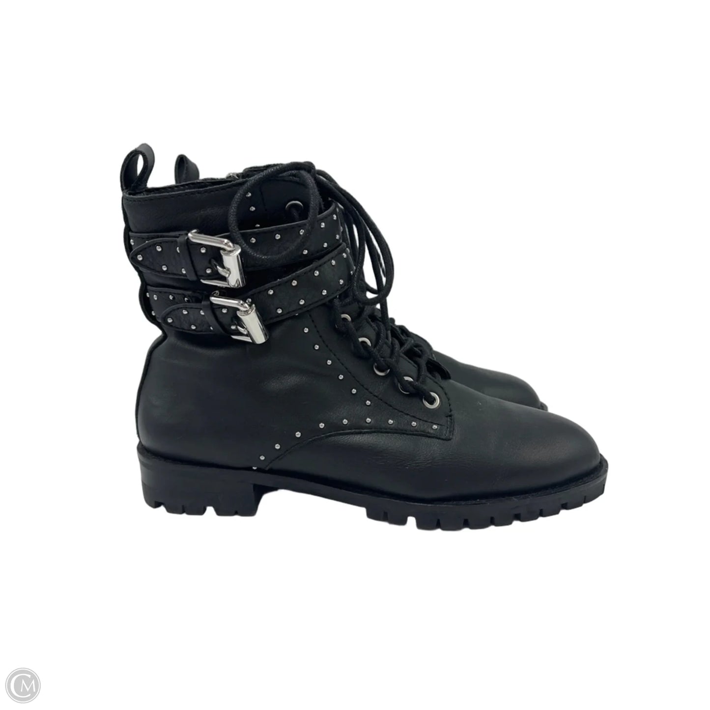Boots Designer By Rebecca Minkoff In Black, Size: 9.5