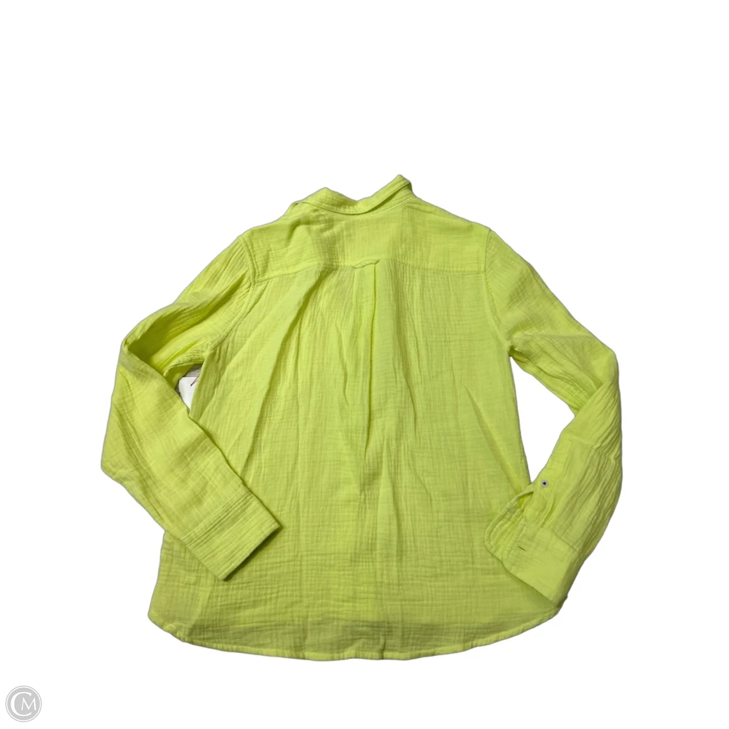 Top Long Sleeve By J. Crew In Yellow, Size: 2